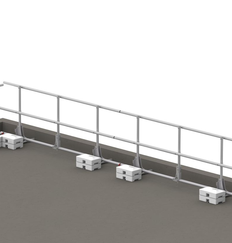 Altrex C500641 EP6 Dakrandbeveiliging 2x3m incl. betonblokken