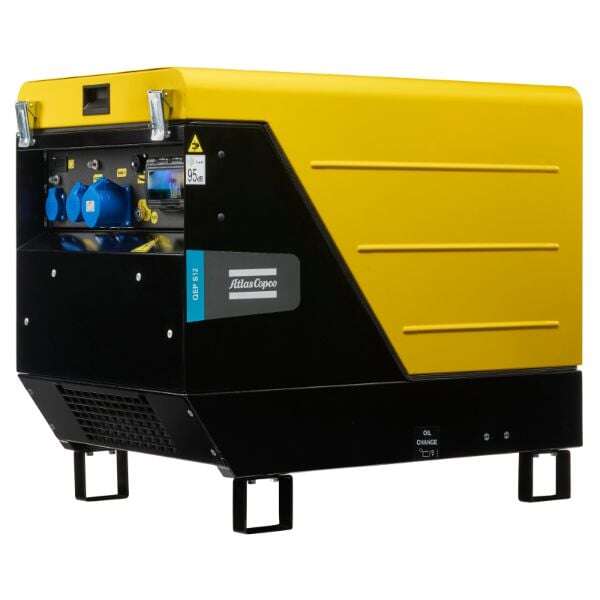 Atlas Copco 8170023244 QEP S12 ACDE Stationaire Diesel Generator 9100W