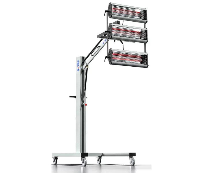 B-Tec 7300150 IR-X3 Korte golf infrarood droger met 3 cassettes
