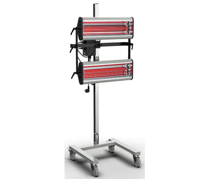 B-Tec 7300137 IR-X2 Korte golf infrarood droger met 2 cassettes