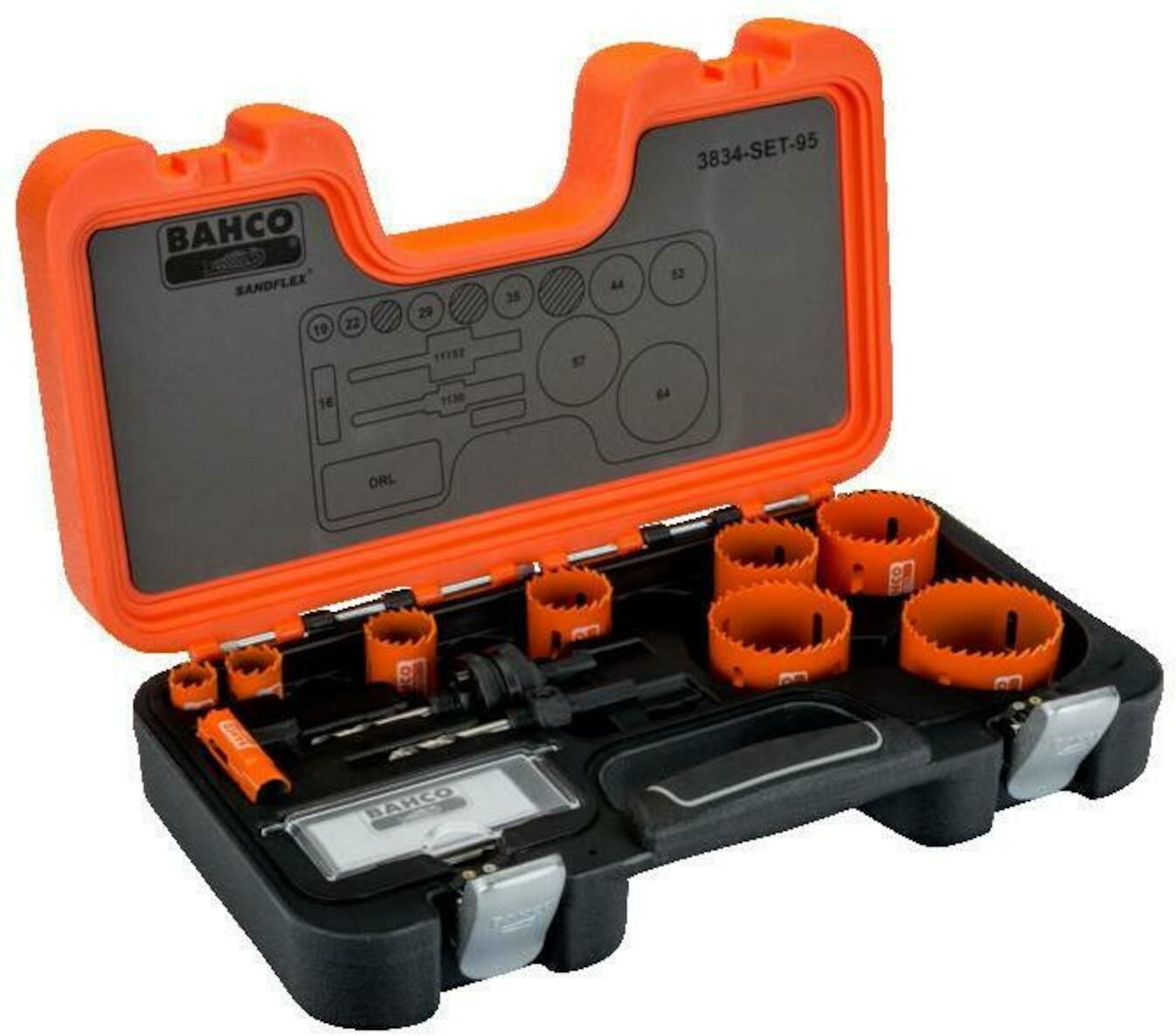 Bahco 3834-SET-95 Gatzagenset 16/19/22/29/35/44/52/57/64