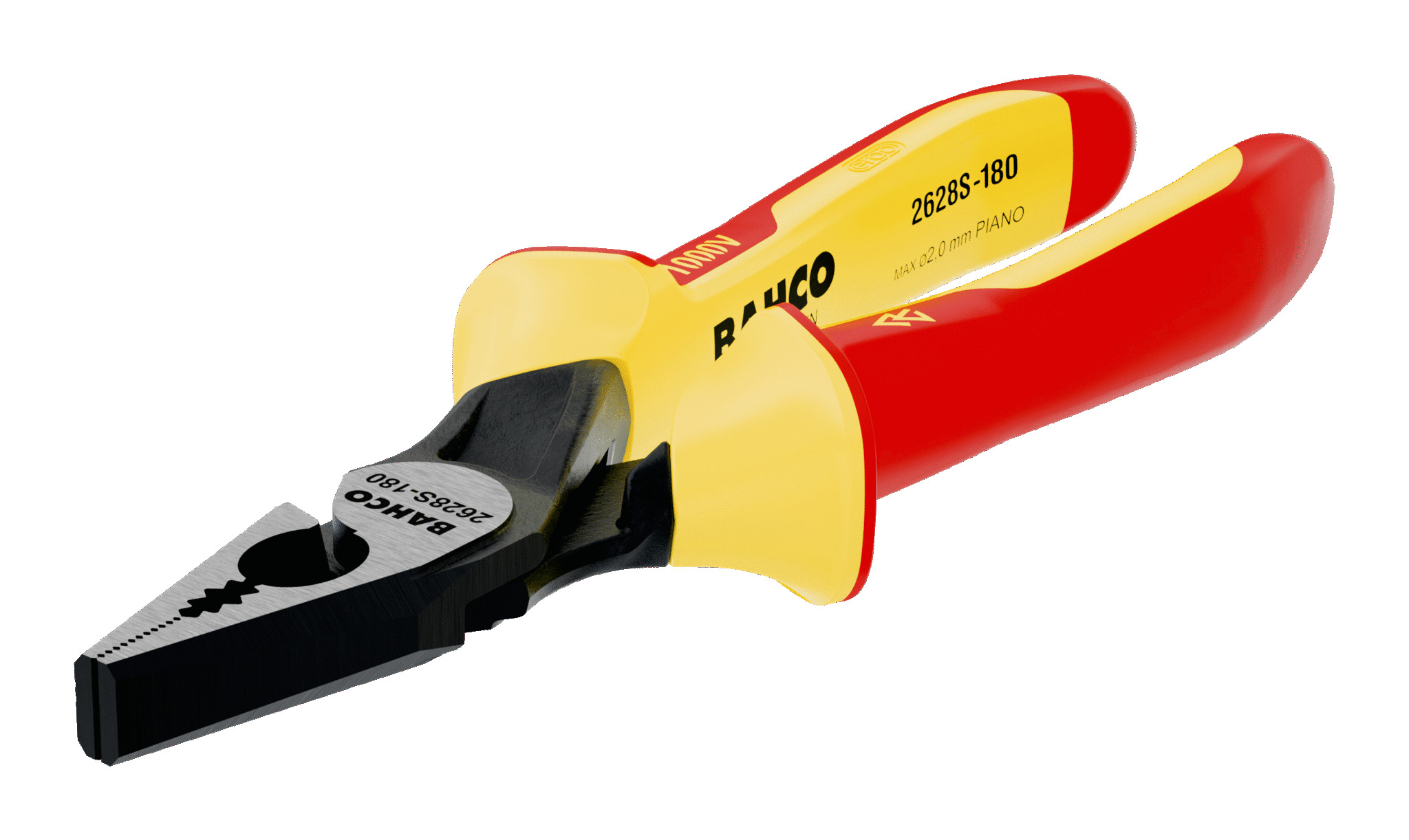 Bahco 2628 S-180 Combinatietangen 1000V geisoleerde handgrepen