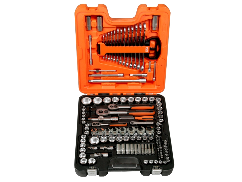 Bahco S138 Dopsleutelset 1/4", 3/8", 1/2" Metrisch 138-delig