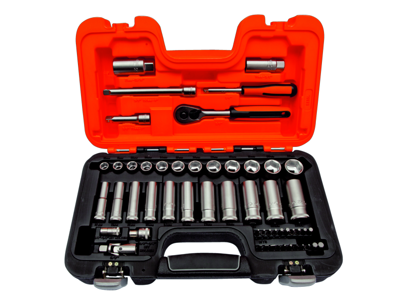 Bahco S330L Dopsleutelset 1/4"-3/8â€ Metrisch 10-22 mm