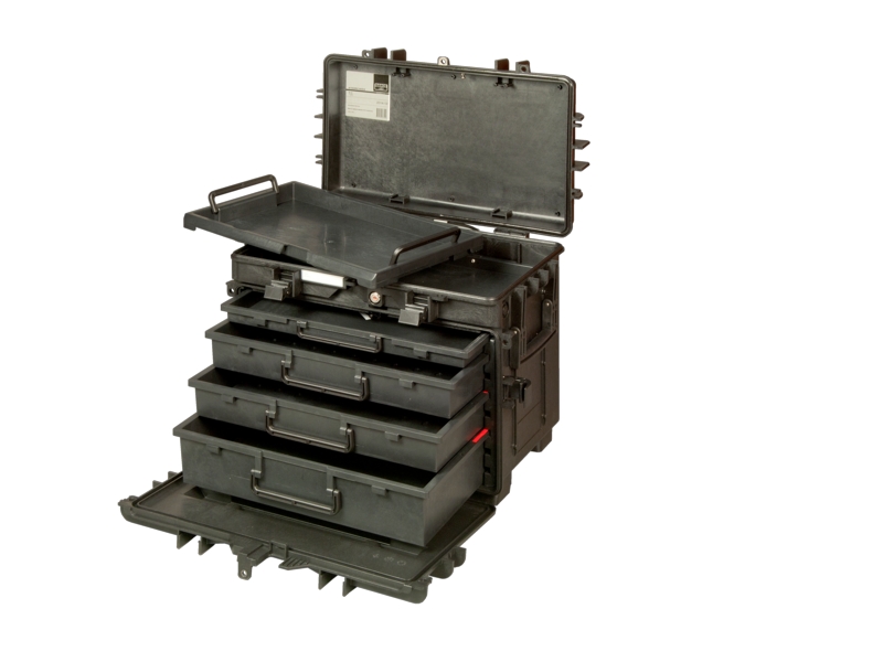 Bahco 4750RCWD4 Gereedschapskoffer met 4 lades op wielen 581x381x455 mm