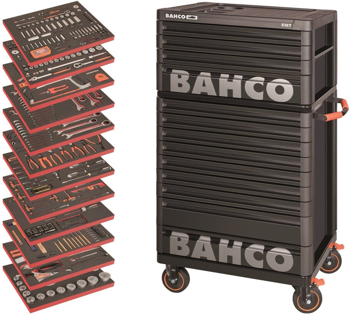 Bahco XLARGE Gereedschapswagen Gevuld 13 Lades 560-delig