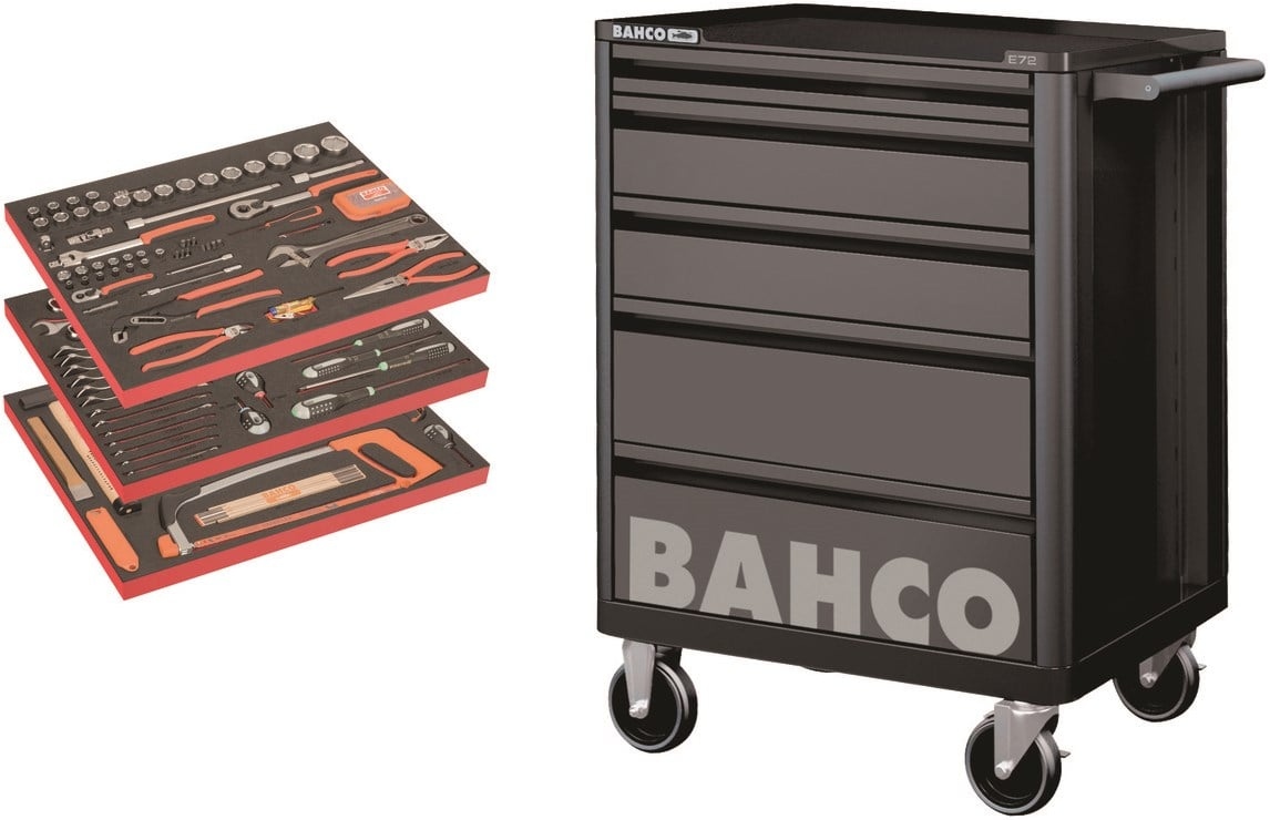 Bahco BASIC Gereedschapswagen Gevuld 5 Lades 158-delig