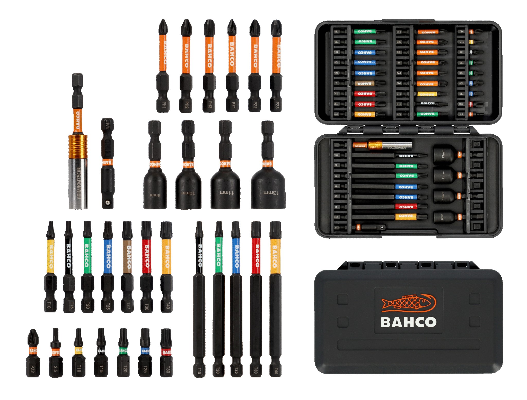 Bahco 66IM/40C-1 66IM/40C-1 Impact Torsie Bitset 40-delig