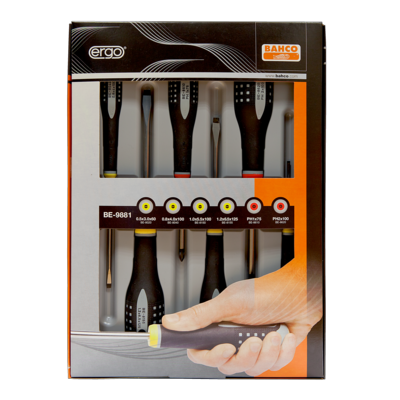 Bahco BE-9881 Ergo Schroevendraaierset, 6-delig