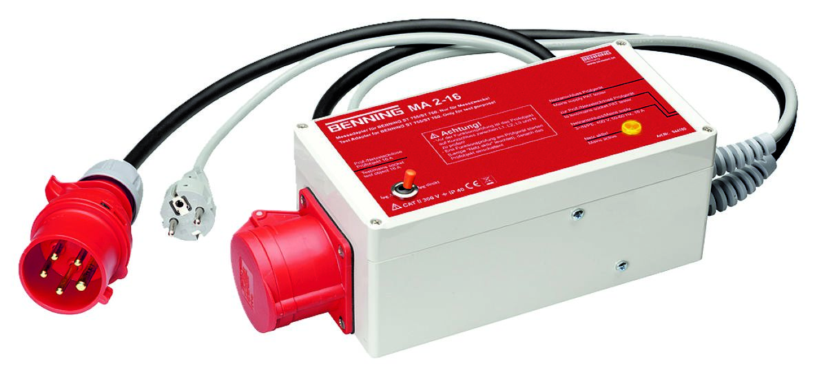 Benning 044160 Meetadapter MA 2-16 CEE 5-polig (actief/passief) ST 755+/760+