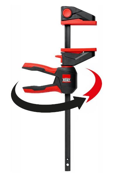 Bessey EZ360-30 Eénhands lijmtang met draaibare handgreep 300 mm