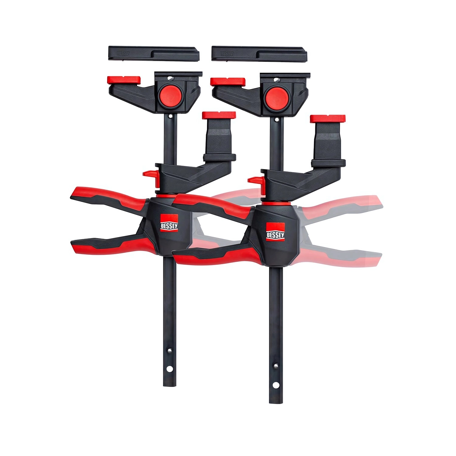 Bessey EZR360-15SET Eénhands lijmtang met draaibare handgreep 150 mm + 2x adapter