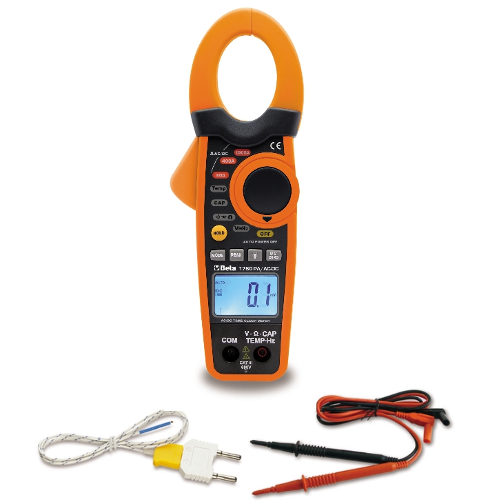 Beta 017600000 1760PA/AC-DC Digitale multimeter en ampereklem