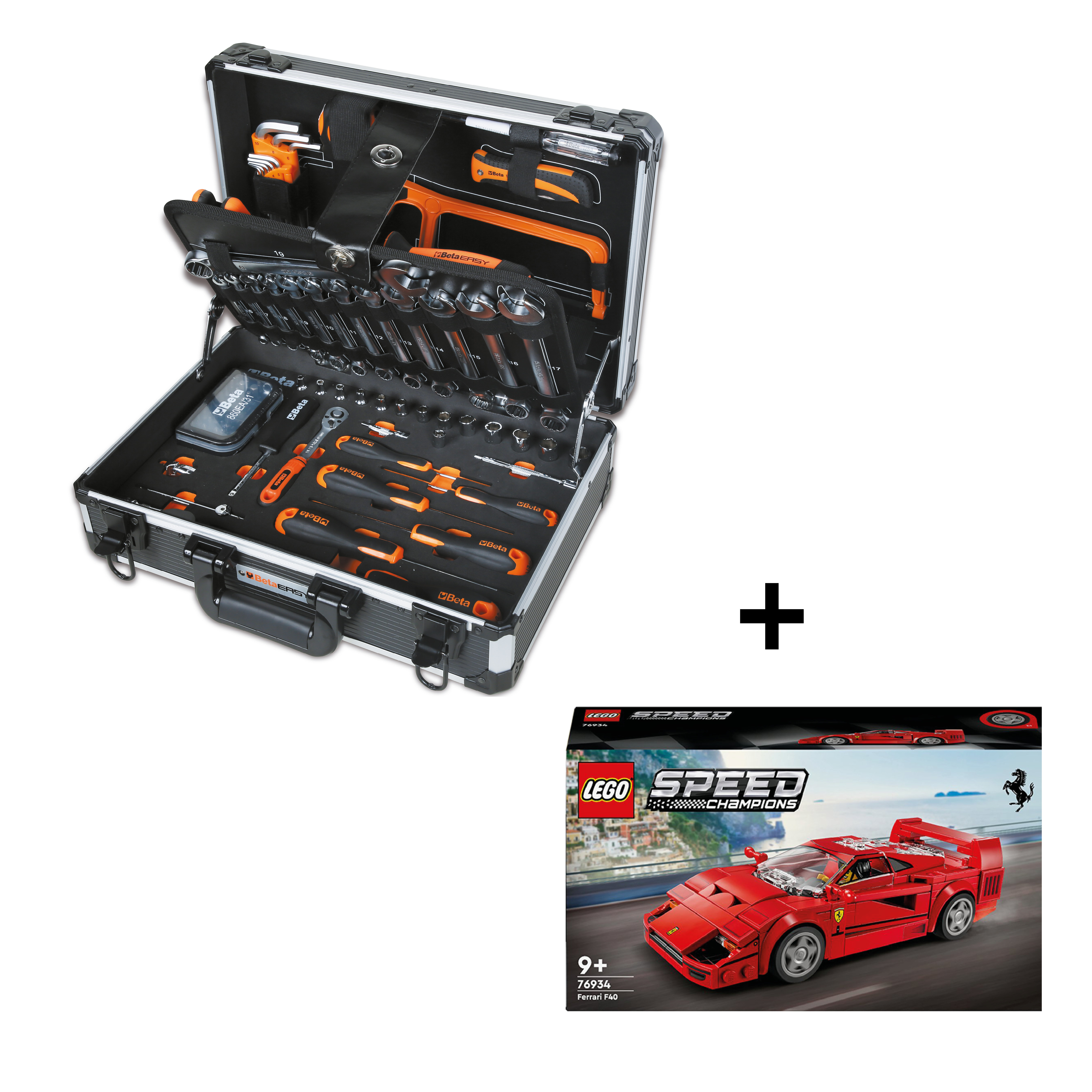 Beta ZNLDEC025 2054E-100 Gereedschapskoffer 100-delig incl. GRATIS LEGO
