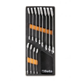 Beta 024500045 M45 Steek-Ratelsleutel set 12-Delig 8 - 19 mm