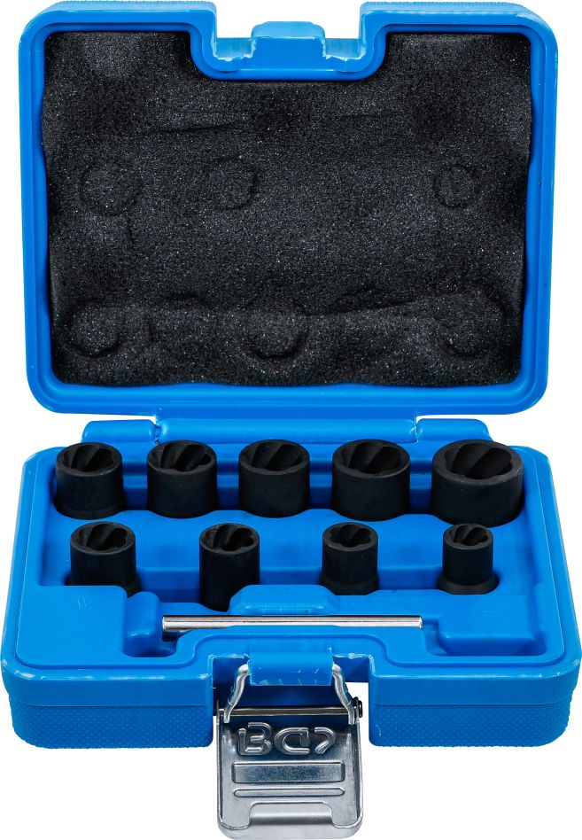 BGS 5265 Spiraalprofiel-dopsleutelset / schroefuitdraaier 10 mm (3/8") 10 - 19 mm 10-delig
