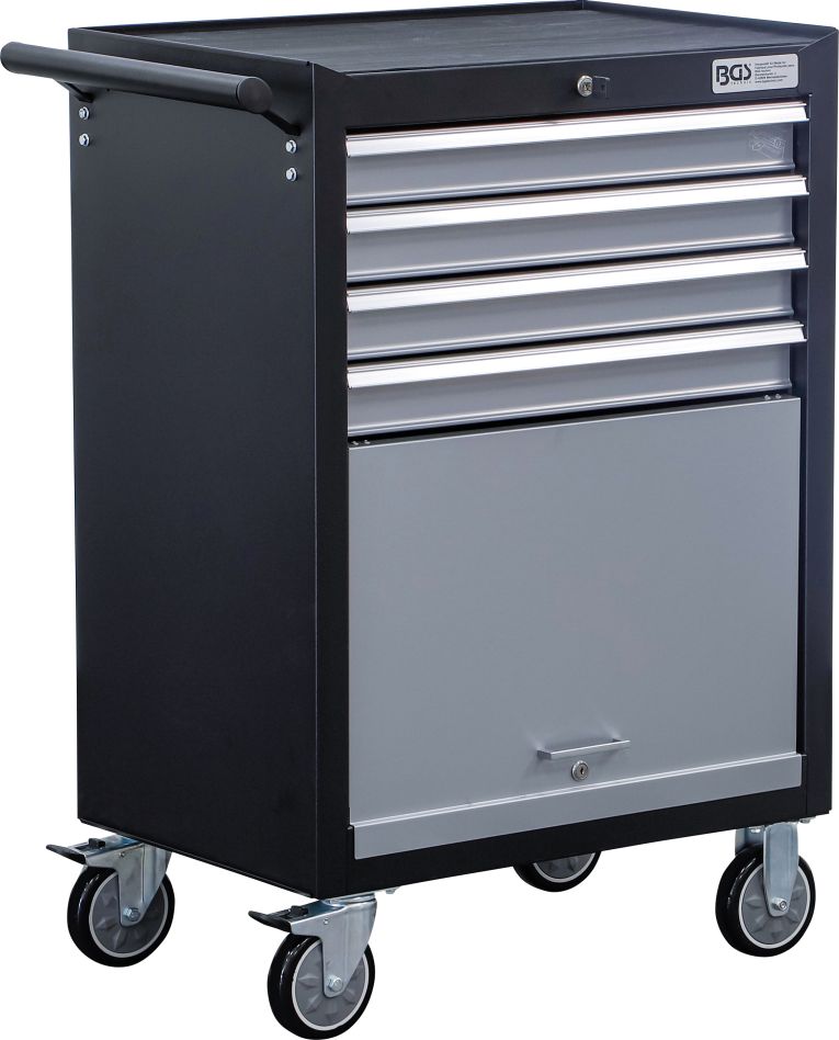 BGS 6070 Gereedschapwagen 4 laden, 1 klapvak leeg