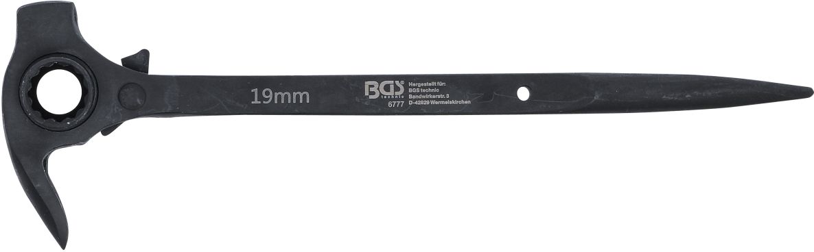 BGS 6777 Werfpuntratel 4-in-1 19 x 22 mm