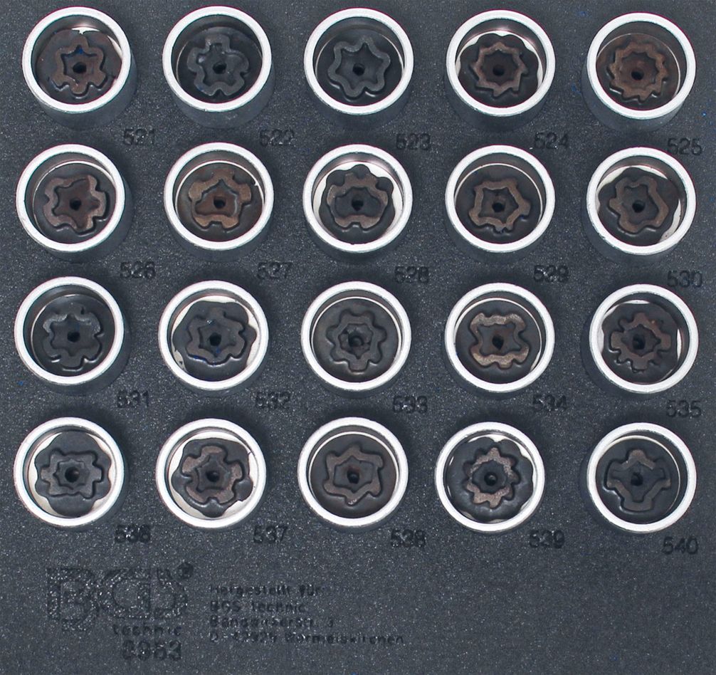 BGS 8963 Gereedschapmodule 1/6: Velgenslot demontageset voor VAG 20-delig