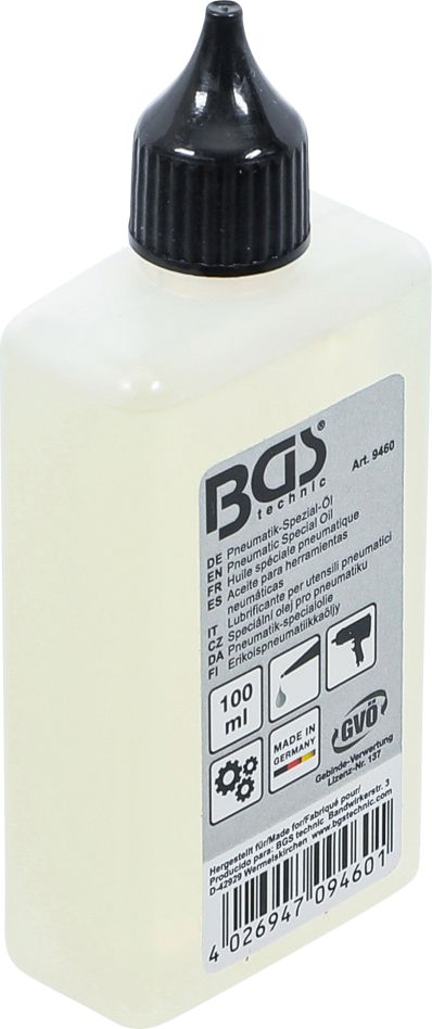 BGS 9460 Pneumatiek speciale olie 100 ml
