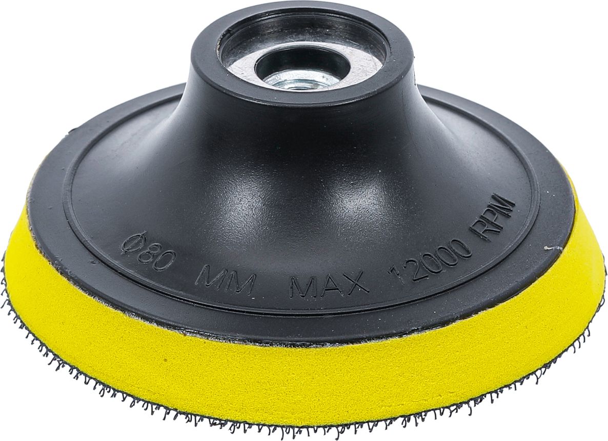 BGS 9259-5 Steunschijf met klittenband Ø 80 mm voor BGS 9259