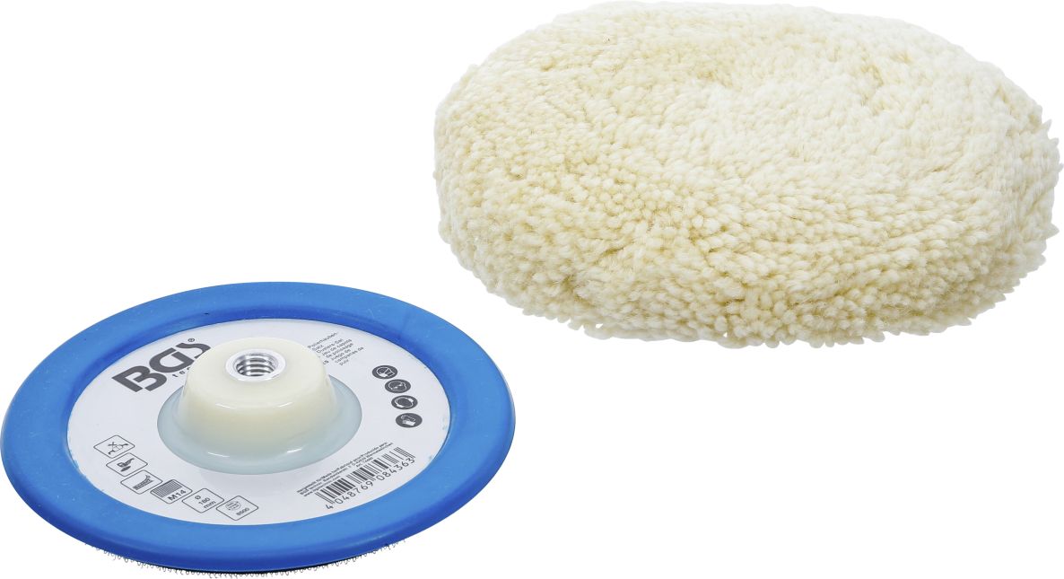 BGS 74480 Polijstschijvenset Ø 180 mm 2-delig