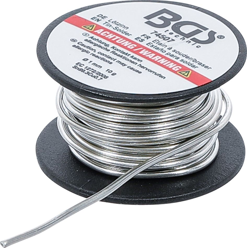 BGS 74507 Soldeertin per rol loodvrij Ø 1 mm 10 g