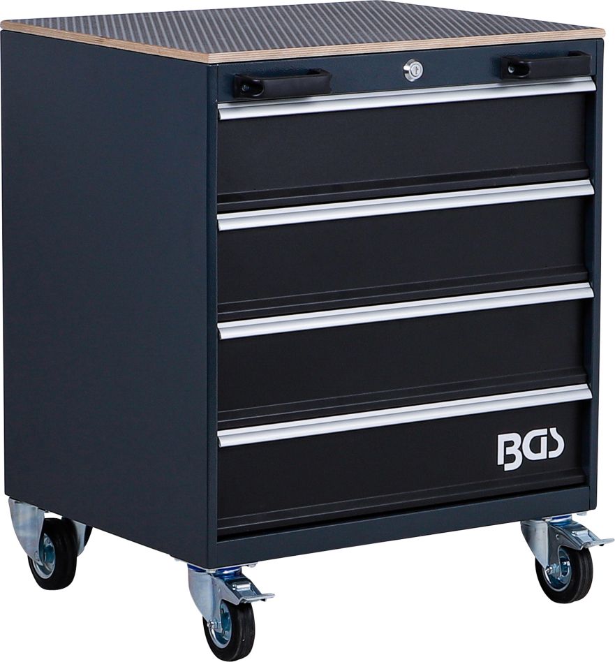 BGS 80220 Gereedschapwagen 4 laden leeg voor wandsysteem