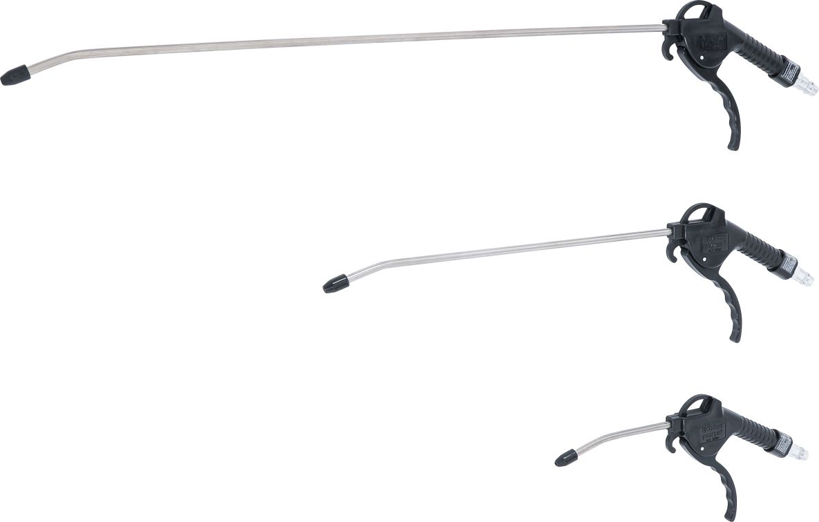 BGS Do It Yourself 3294 Lucht blaaspistoolset 110 / 300 / 500 mm 3-delig