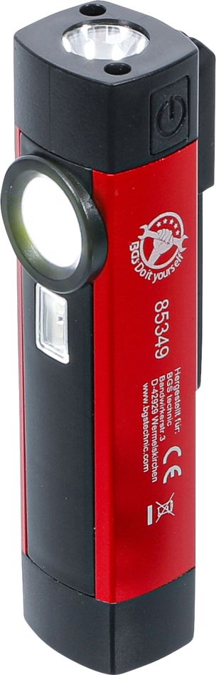 BGS Do It Yourself 85349 Aluminium COB-LED / UV-handlamp 1 W