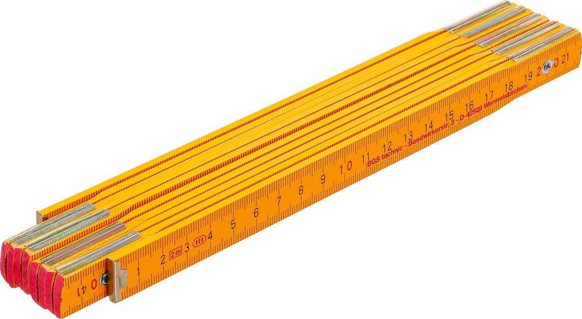 BGS Do It Yourself 92051 Houten duimstok 2 m