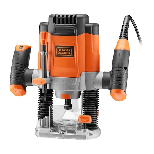 Black & Decker KW1200EKA-QS Bovenfrees met frezen in koffer 1200 Watt