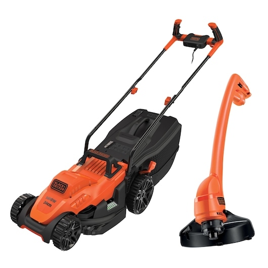 Black & Decker BEMW461BGL2-QS Grasmaaier 34 cm 1400 Watt + GL250 Grastrimmer 23 cm 250 Watt