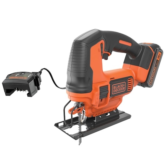 Black & Decker BDCJS18E1-QW 18V 2.5Ah Decoupeerzaag met snellader