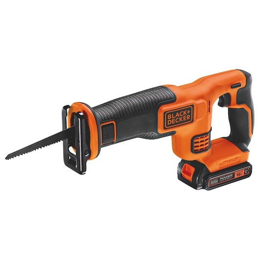 Black & Decker BDCR18E1-QW 18V 2.5Ah Reciprozaag met snellader