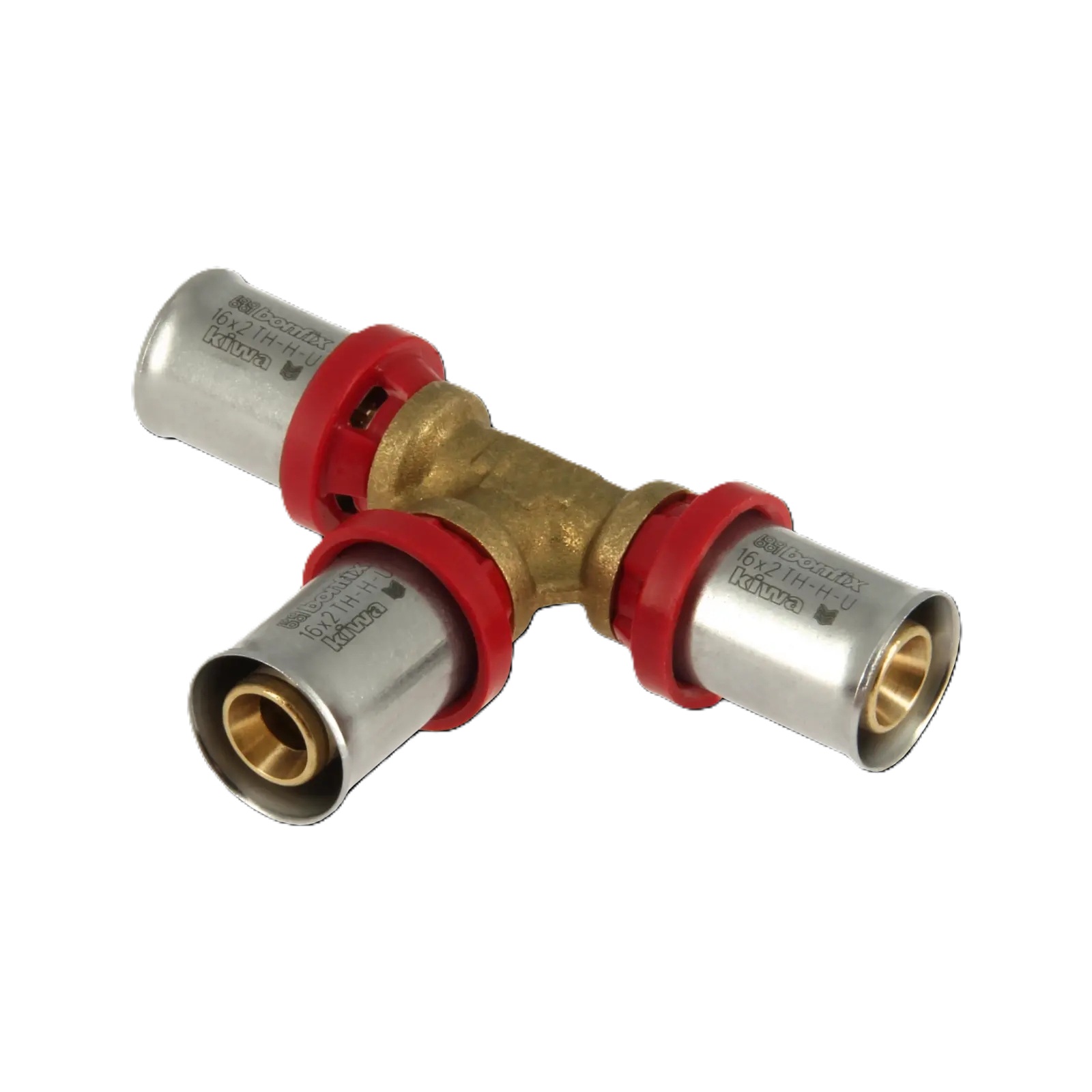 Bonfix 2000505 Alu-pers T-stuk 16 x 16 x 16 mm