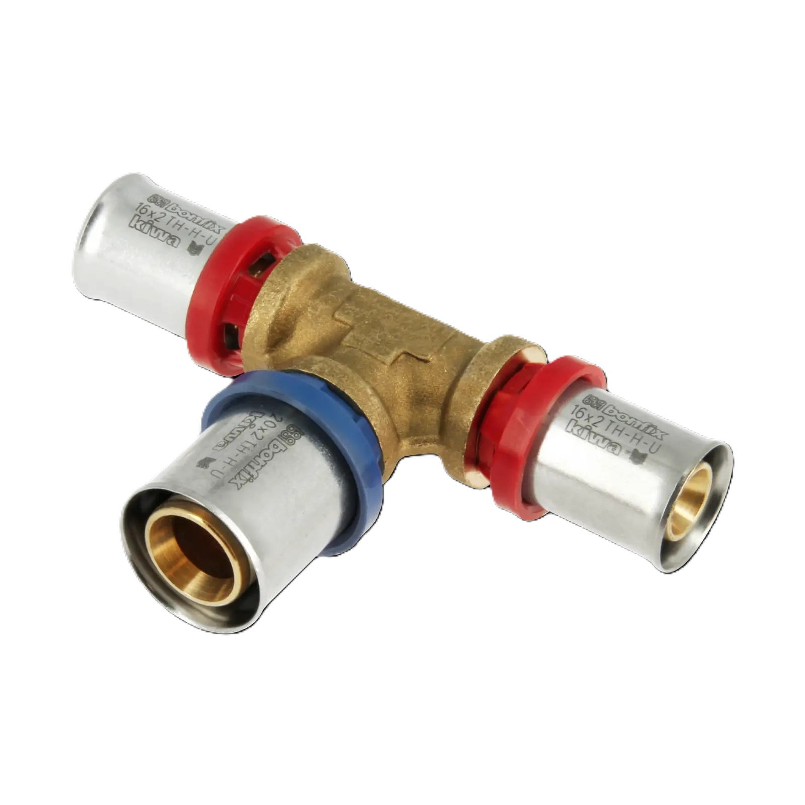 Bonfix 2000800 Alu-pers verloop T-stuk 16 x 20 x 16 mm