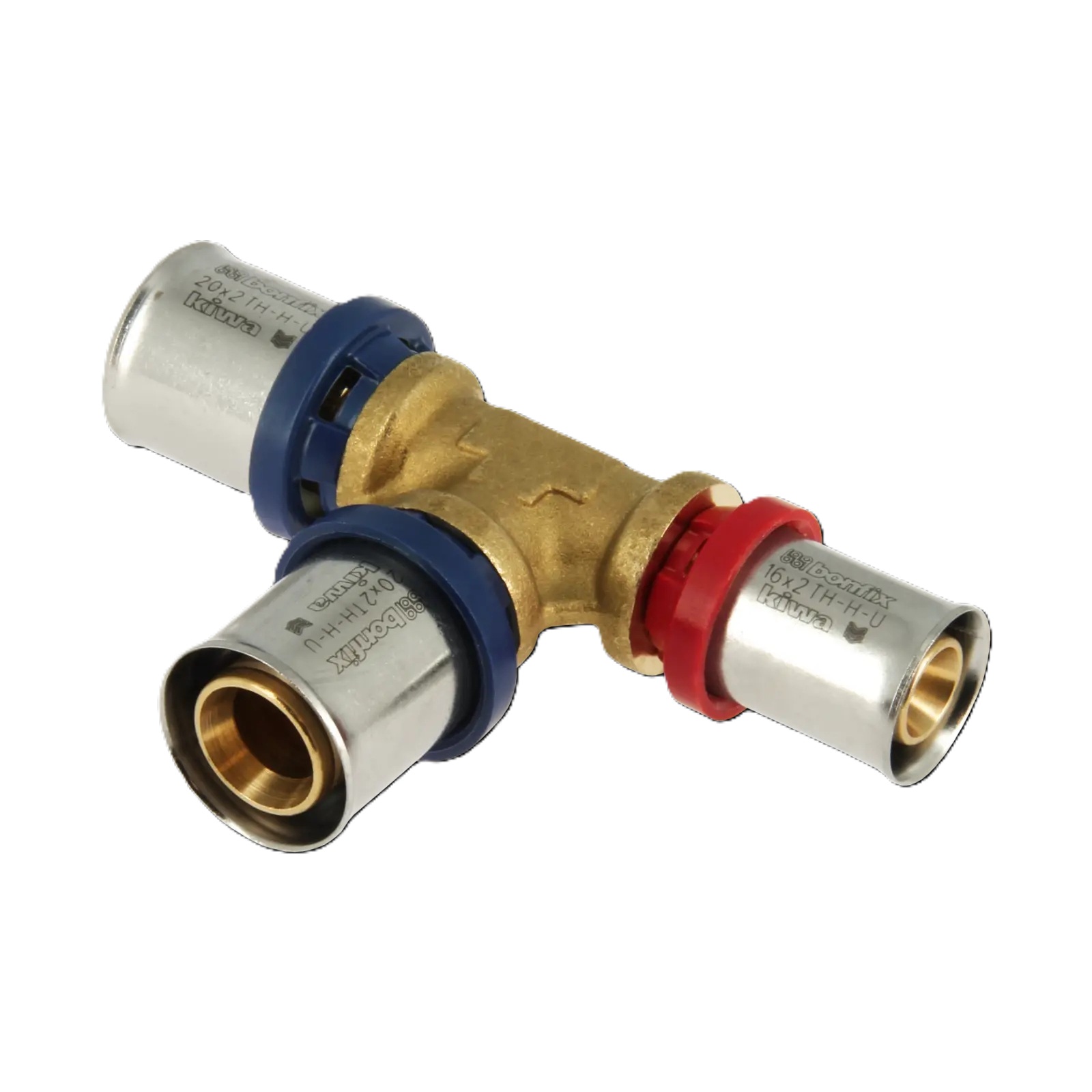 Bonfix 2000816 Alu-pers verloop T-stuk 20 x 20 x 16 mm