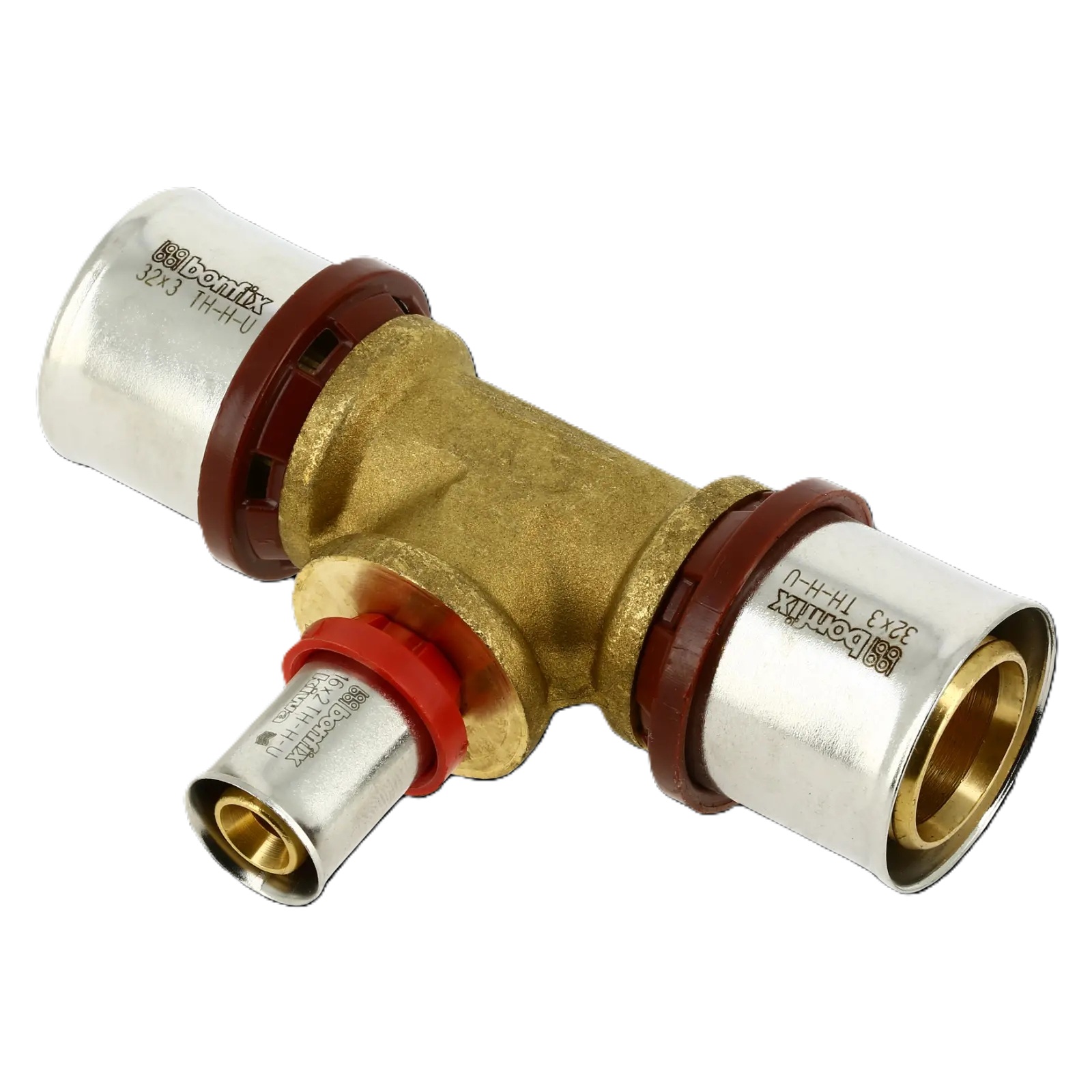 Bonfix 2000878 Alu-pers verloop T-stuk 32 x 16 x 32 mm