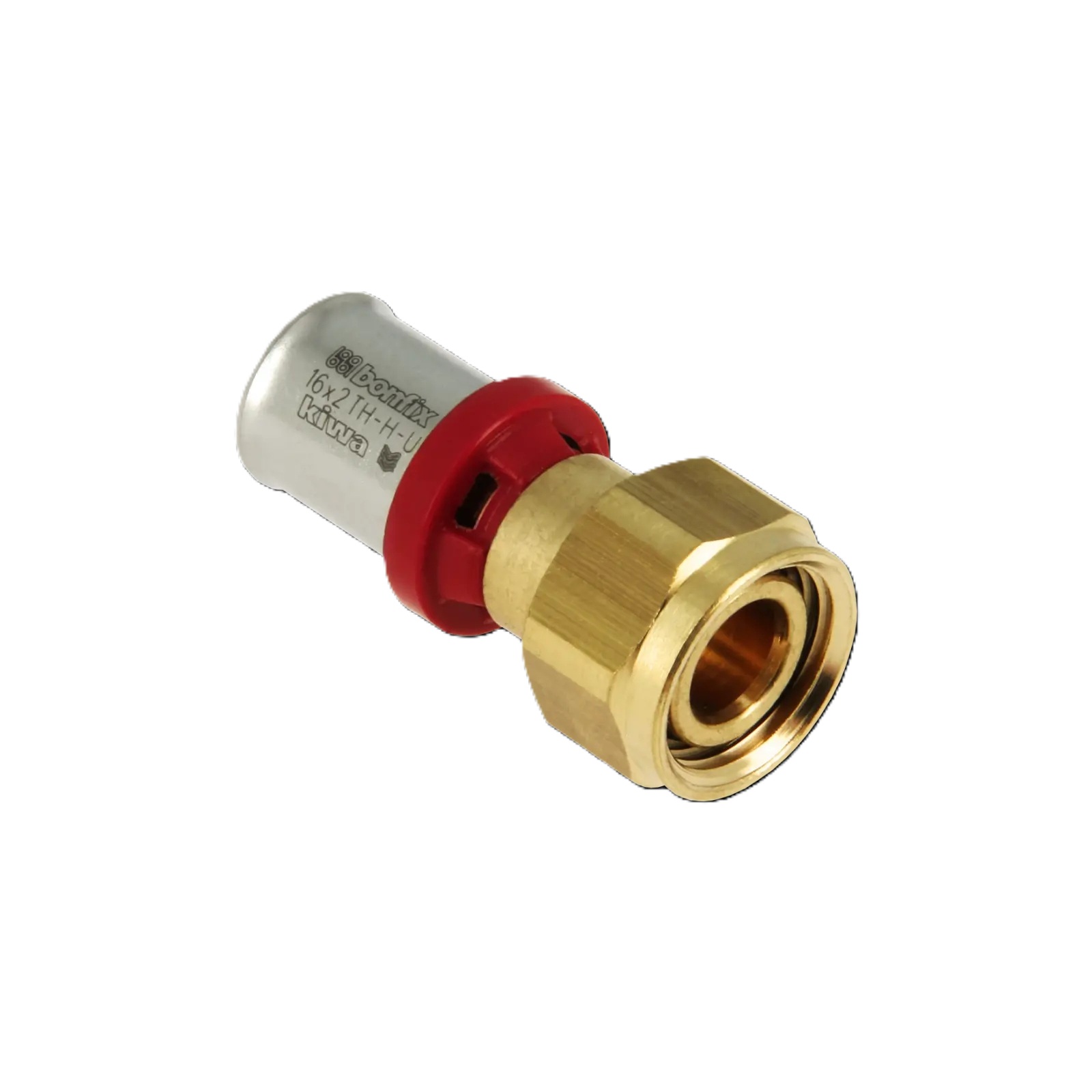 Bonfix 2002205 Alu-pers 2-delige koppeling met euro-conus 1/2"x 16 mm