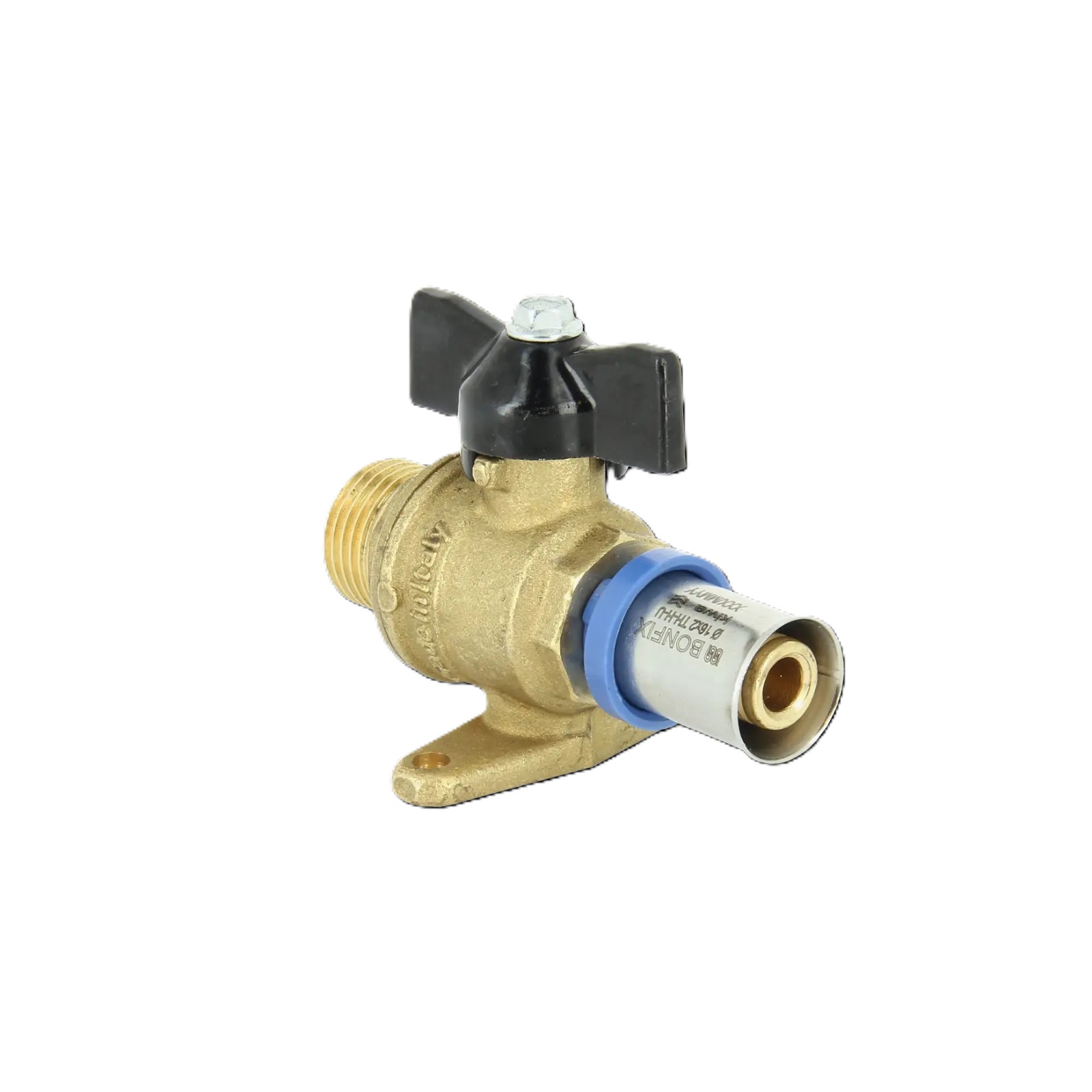 Bonfix 2002610 Alu-pers kogelkraan 1/2" buitendraad x 20 mm