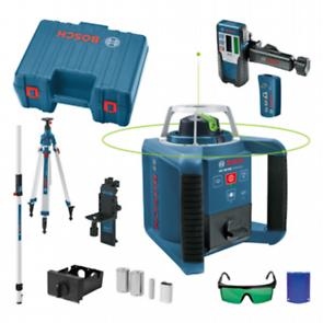 Bosch Blauw 061599404B GRL 300 HVG Rotatielaser set1x batterij 9V 2x batterij 1,5V 1x batterij 1,5V en lader in koffer
