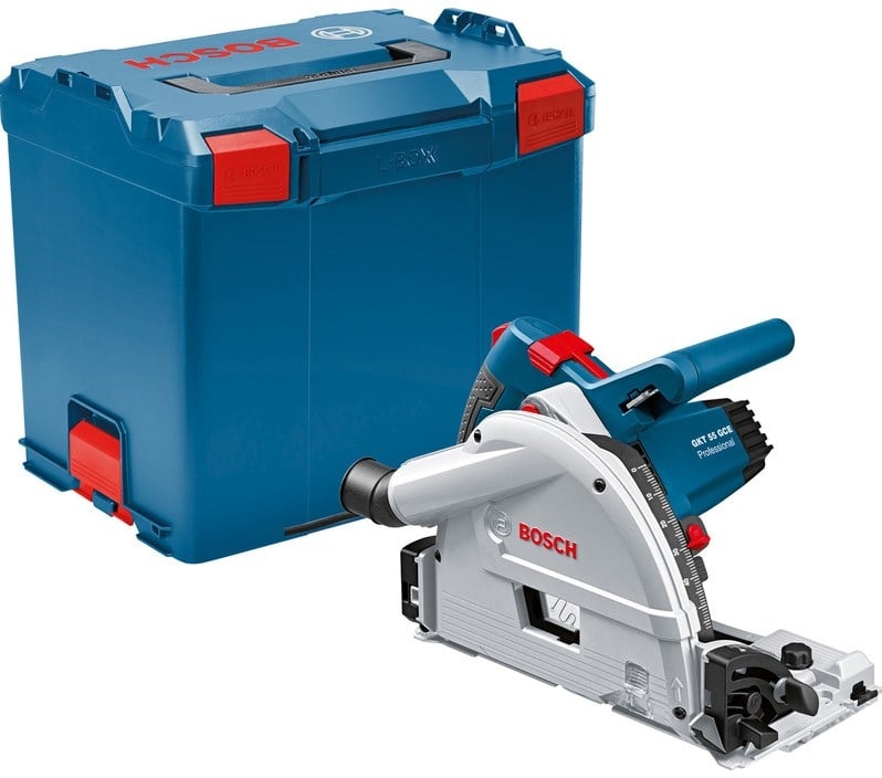 Bosch Blauw 0601675001 GKT 55 GCE invalzaagmachine 1400 Watt in L-Boxx