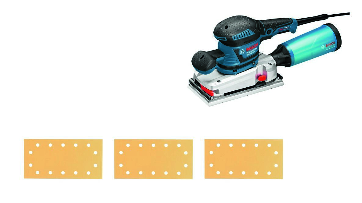 Bosch Blauw 0601292902 GSS 280 AVE Vlakschuurmachine set