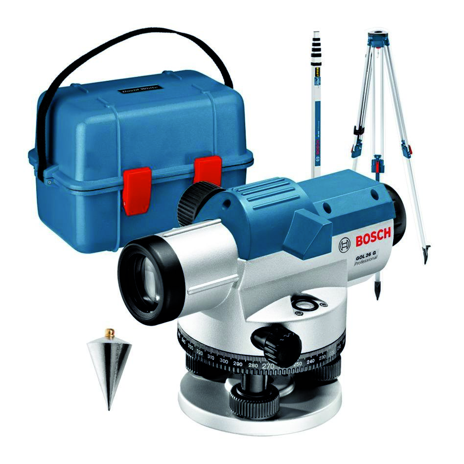 Bosch Blauw 0601068003 GOL 26 G Optisch nivelleertoestel set