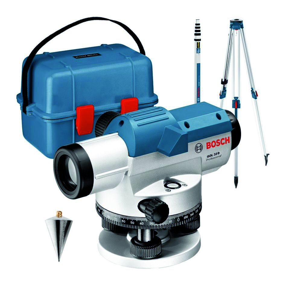 Bosch Blauw 0601068502 GOL 32 D Optisch nivelleertoestel set