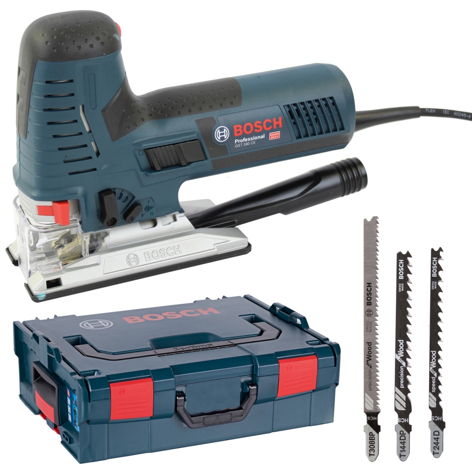Bosch Blauw 0601517000 GST160CE Decoupeerzaag in L-Boxx