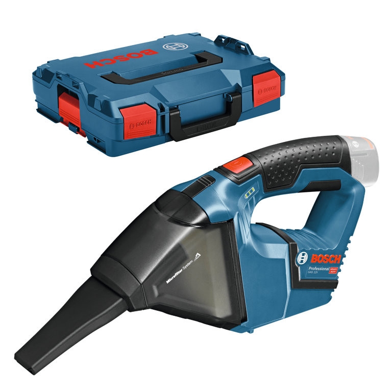 Bosch Blauw 06019E3001 GAS 12V Accustofzuiger 12V Solo in L-Boxx