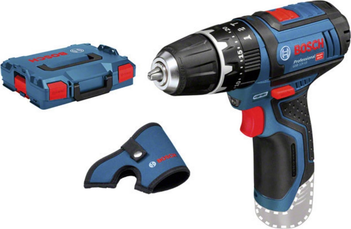 Bosch Blauw 06019B690E GSB 12V-15 Accuklopboormachine 12V excl. accu's en lader in L-Boxx
