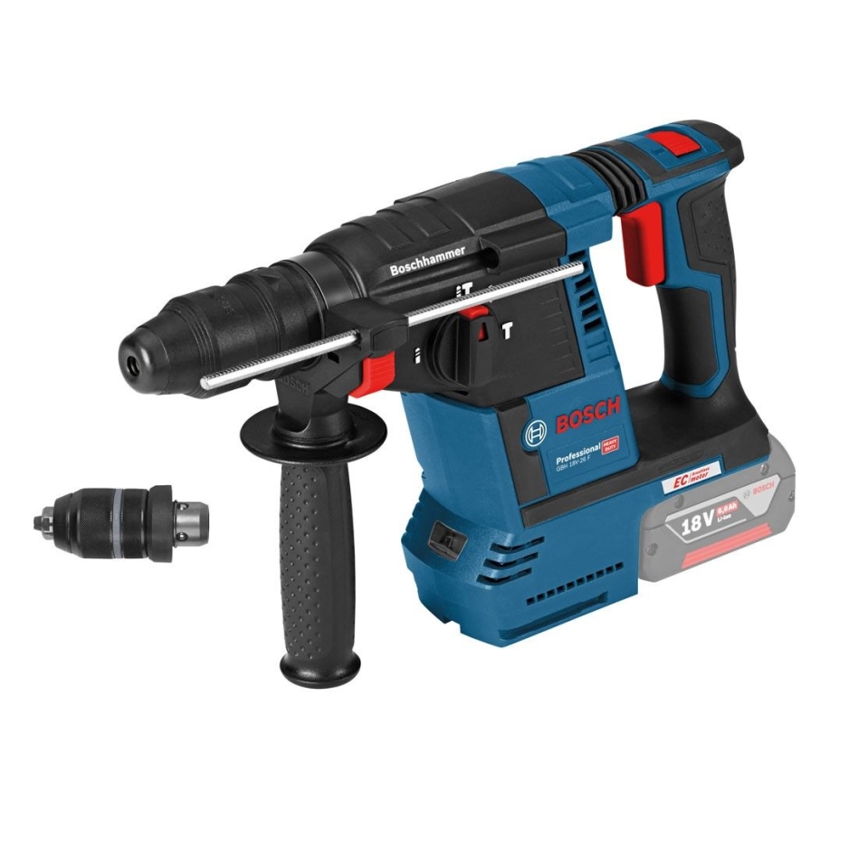 Bosch Blauw 0611910000 GBH 18V-26 F Combihamer 18 Volt excl. accu's en oplader